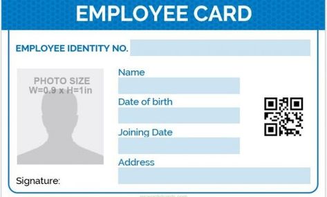 Ms Word As Employee Badge Maker | Microsoft Word Id Card inside Id Card Template Word Free Gym Membership Card, Hairdresser Business Cards, Word Structure, Employee Id Card, Best Employee, Microsoft Word Free, Employees Card, Visiting Card Templates, Free Id