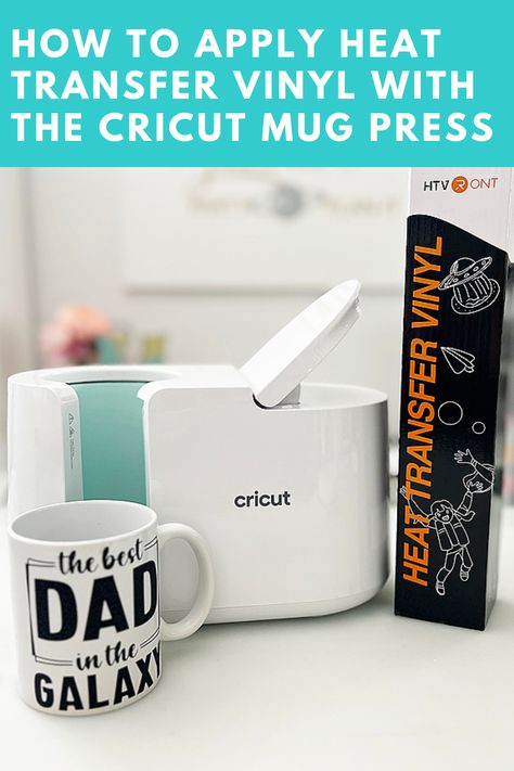 Heat Press Mugs, Cricut Heat Transfer Vinyl, Cricut Mug Press, How To Use Cricut, Party Plan, Mug Press, Infusible Ink, Busy Parents, Cricut Tutorials