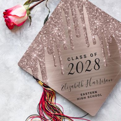 Graduation Cap Toppers & Tassel Toppers | Zazzle Graduation Cap Tassel, Grad Cap Topper, Foil Background, Grad Hat, Graduation Cap Toppers, Graduation Cap Designs, Graduation Cap Decoration, Cap Decorations, Grad Cap