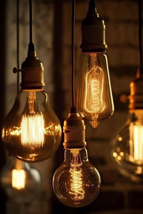 Light Bulb Reference, Exposed Light Bulbs, Lighting In Dark Rooms, Hanging Light Bulbs Aesthetic, Light Hanging Ideas, Light Bulbs Aesthetic, Light Bulb Aesthetic, Hanging Lightbulb, Light Bulbs Hanging