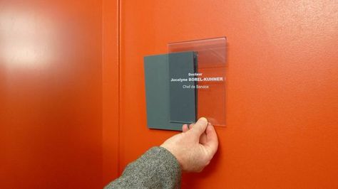 Changeable Signage, Way Finding Design, Hospital Signage, Room Signage, Simone Veil, Signage Wayfinding, Door Signage, Wayfinding Signage Design, Office Signage