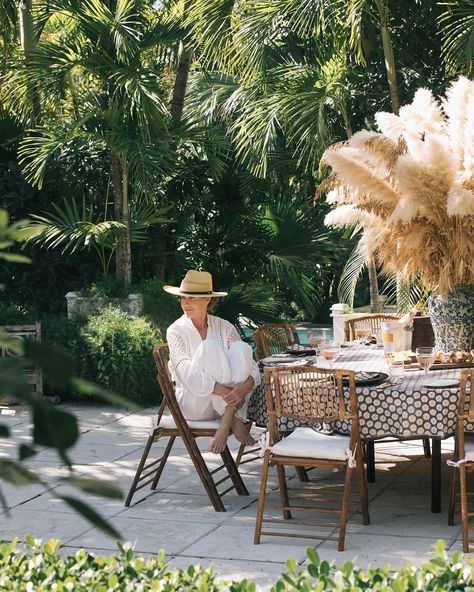 India Hicks | My mother’s arrival into this world was somewhat of a surprise. My grandmother who in spite of being eight months pregnant was not going to… | Instagram India Hicks Island Style, Backyard Hideaway, British Colonial Interior Design, India Hicks Style, Colonial Interior Design, Ear Nose And Throat, Happy Birthday Mum, Side Patio, Ritz Hotel