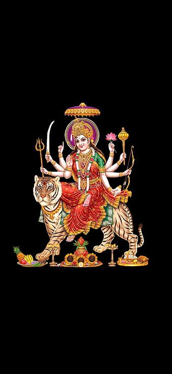 Durga Maa Hd Wallpaper, Kali Devi, Maa Durga Hd Wallpaper, Hanuman Live Wallpaper, Lord Durga, Durga Mata, Kali Maa, Digital Graphics Art, Devi Images Hd