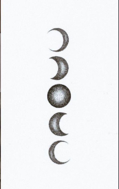 Moon Phases Tattoo Simple, Moon Tattoo Shaded, Full Moon Tattoo Ideas, Shaded Moon Tattoo, Simple Full Moon Tattoo, Moon Fine Line Tattoo, Full Moon Tattoo, Moon Phases Tattoo, Tattoo Shading