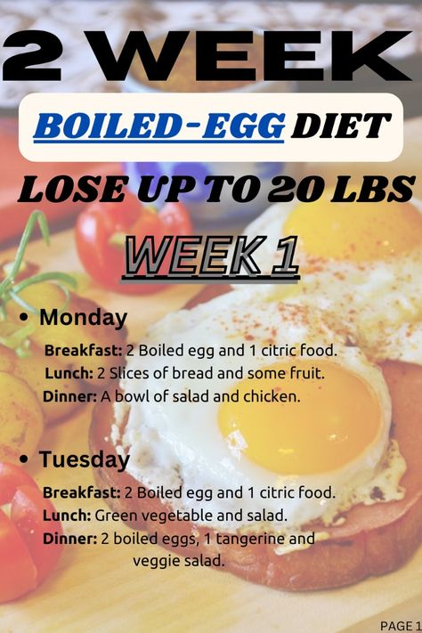 2-Week Boiled Eggs Diet Plan 🥚🔥 | Transform Your Body in Just 14 Days!  Ready to kickstart your weight loss journey? The 2-Week Boiled Eggs Diet Plan is your perfect solution! This high-protein, low-carb plan focuses on boiled eggs to help you shed those extra pounds fast. Boost your metabolism, keep your energy up, and watch the results unfold. 🚀✨ Start today and see the difference in just 14 days!  #WeightLoss #HealthyEating #BoiledEggsDiet #FitnessGoals #QuickResults #TransformationTuesday Eggs Health Benefits, Egg Diet Results, Health Benefits Of Eggs, Egg Diet Plan, Low Carb Plan, Veggie Salad, Egg Diet, High Protein Diet, Green Vegetables