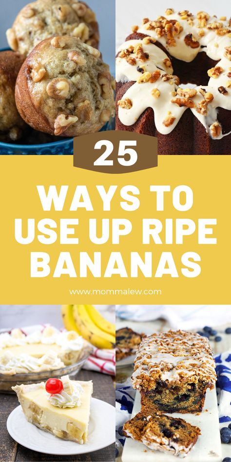 Uses For Bananas, Best Thing To Make With Ripe Bananas, Recipes That Use Bananas, Desserts Using Over Ripe Bananas, What Can I Do With Ripe Bananas, Recipes That Use Lots Of Bananas, What To Make With Over Ripened Bananas, Using Over Ripe Bananas, What To Make With Over Ripe Bananas