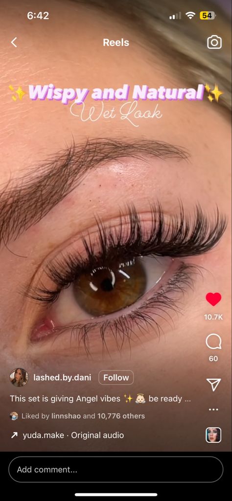 Lashes For Almond Shaped Eyes, Doe Eye Eyelash Extensions, Wet Set Lash Extensions Asian, Lash Extensions Styles Hooded Eyes, Wet Kylie Lashes, Wispy Hybrid Lash Extensions Asian Eyes, Cat Eye Lash Extensions Almond Eyes, Hybrid Lash Extensions Wet Look, Whispy Anime Lashes