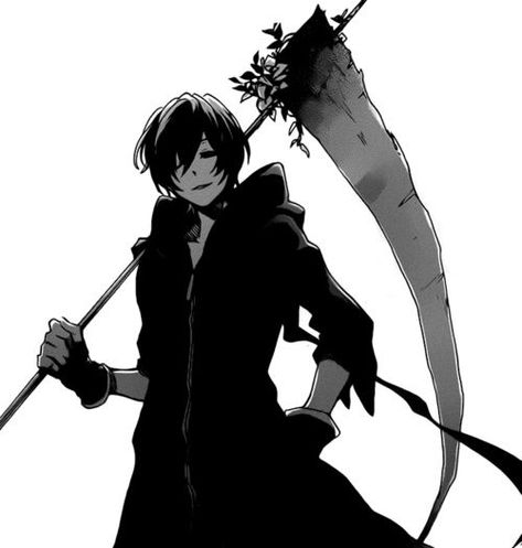 Anime Grim Reaper, Anime Scythe, Marshmello Wallpapers, Charlotte Anime, Dark Anime Guys, Manga Boy, Anime Drawings Boy, Anime Oc, Grim Reaper