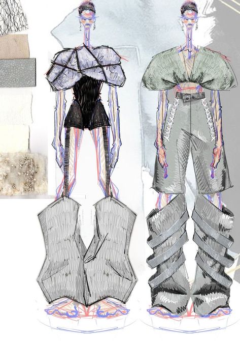 Fashion Sketchbook Inspiration, Fashion Design Inspiration, Fashion Portfolio Layout, Fashion Design Sketch, Design Moda, Fashion Design Sketchbook, Fashion Design Collection, Fashion Design Portfolio, Fashion Sketchbook