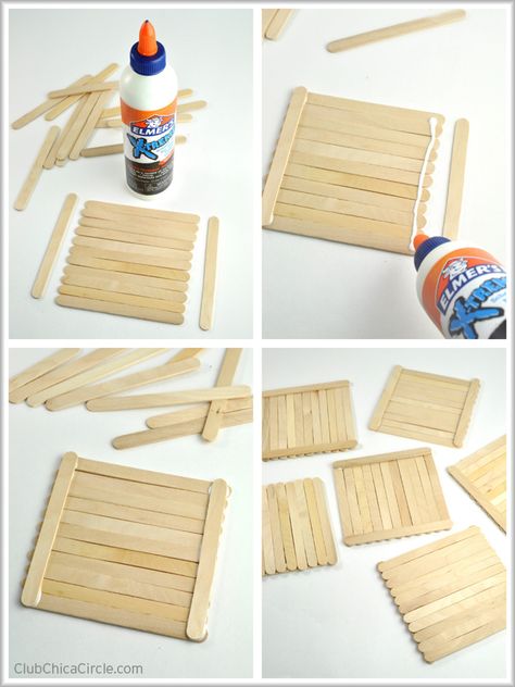 Easy Homemade TIC TAC TOE Game Board Stick Photo Frame, Popsicle Stick Coasters, Popsicle Stick Picture Frame, Craft Stick Projects, Popsicle Stick Crafts For Kids, Picture Frame Crafts, Diy Popsicle, Popsicle Crafts, Diy Photo Frames