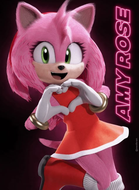 Amy Rose Hedgehog, Movie Amy, Sonic The Movie, Ray Of Hope, Personajes Studio Ghibli, Sonic Movie, Shadow And Amy, Amy The Hedgehog, Hedgehog Movie