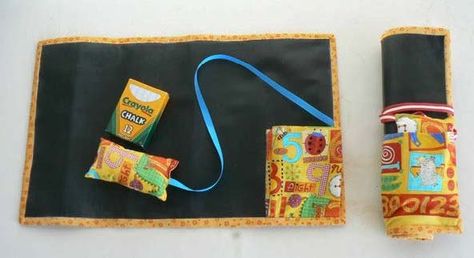 Chalkboard With Pocket | USU Japanese Rice Bag, Crayola Chalk, Chalkboard Fabric, Make A Chalkboard, Rice Bag, Maker Project, Rice Bags, Operation Christmas Child, Reading Pillow