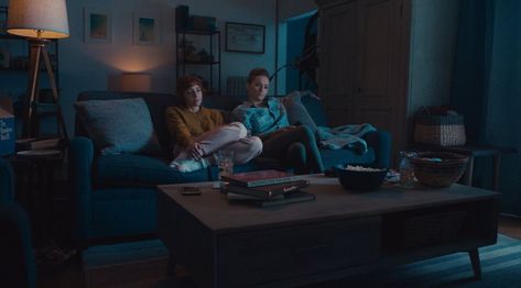 Living Room Cinematography, Movie Couch, Movie Bedroom, Apartment Couch, Cinematography Lighting, Bed Scene, Filmmaking Cinematography, Tv Set Design, Bedroom Scene