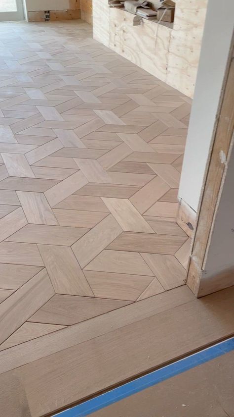 Wood Floors Pattern, Patterned Wood Floor, Wood Floor Designs Pattern, Flooring For Basement, Basement Floor Ideas, Jamie Beckwith, Floor Pattern Design, Interior Textures, Wood Floor Pattern