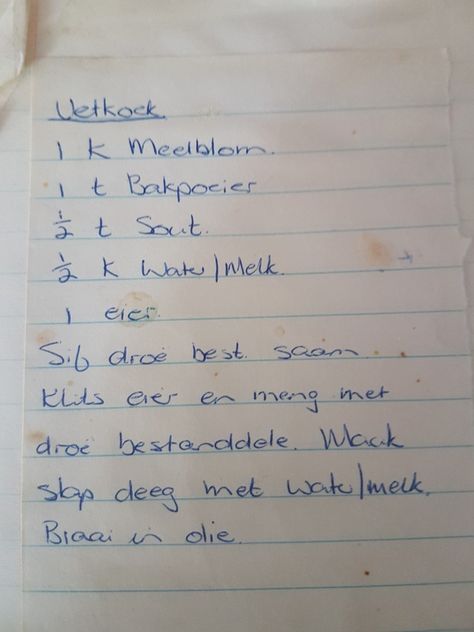 Vetkoek Recipe Easy, Platers Ideas, Afrikaans Recipes, Fat Cakes Recipe, Fat Cake, Recipes African, Buttermilk Rusks, Fast Snack, African Dessert