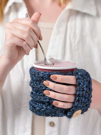 Warm Hands Ice Cream Cozy Crochet Pattern – Crochet Ice Yarns Projects, Crochet Ice Cream Pint Cozy Pattern, Sugar And Cream Yarn Patterns Crochet, Crochet Kitchen Items, Ice Cream Pint Cozy, Crochet Ice Cream, Ice Cream Pint, Scrap Crochet, Ice Cream Cozy