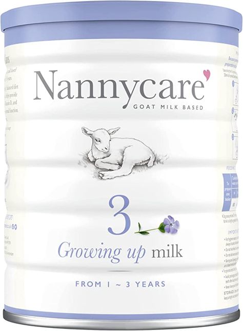 out this item
NUTRITIONALLY TAILORED goat milk formula to help support the nutritional needs of toddlers from 1-3 years.
FULL CREAM GOAT MILK BASE contains Vitamin D to support the normal function of the immune system and source of Vitamin C and source of Calcium needed for normal growth and development of bone in children.
IRON contributes to the normal cognitive development of children. Milk Curd, Goat Milk Formula, Healthy Crisps, Calcium Citrate, Human Milk, L Tyrosine, Dried Bananas, Dried Blueberries, Sunflower Lecithin