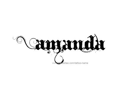 Tattoo Design  Name Amanda Amanda Tattoo Name, Amanda Name, Joseph Name, Names Design, Tattoo Design Name, One Word Tattoos, Name Drawings, Personalized Wall Decals, Tattoo Name