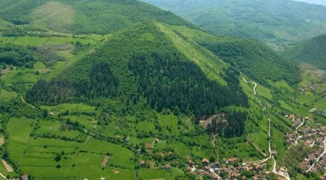 The Secret of 34,000-year-old Artificial Bosnian Pyramids | ARCHAEOLOGY WORLD Bosnian Pyramids, Fantasy Locations, Great Pyramid Of Giza, Dry Stone Wall, Dry Stone, Pyramids Of Giza, Nikola Tesla, Southern Africa, Giza