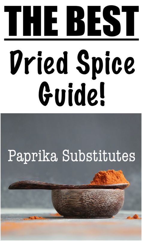 The 10 Best Paprika Substitutes (Dried Spices Only) Paprika Substitute, 500 Calories Recipes, Dried Spices, Paprika Recipes, Paprika Spice, Chipotle Chili Powder, Low Calorie Cooking, Hot Spices, Spicy Dishes