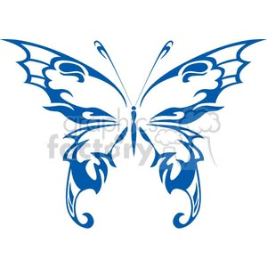 fairy winged butterfly in blue clipart. Royalty-free image # 368359 Butterfly Vinyl, Blue Clipart, Royalty Free Clipart, Butterfly Clip Art, Butterfly Drawing, Car Ideas, Free Clipart, Simplistic Tattoos, Tattoo Stencils