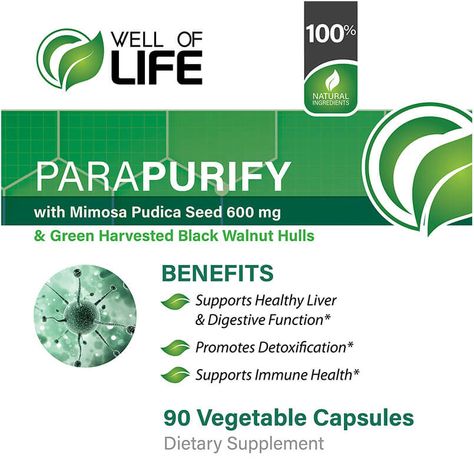 ParaPurify with Mimosa Pudica Seeds | Well Of Life™ Mimosa Pudica Benefits, Mimosa Pudica, Contaminated Food, Intestinal Health, Ayurvedic Healing, Colon Health, Humic Acid, Healthy Supplements, Healthy Liver