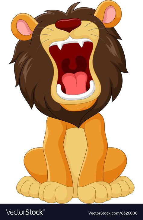 Mouth Cartoon, Lion Roaring, Lion Roar, Cartoon Illustration, Transparent Png, Scooby Doo, Png Images, Adobe Illustrator, Print On Demand