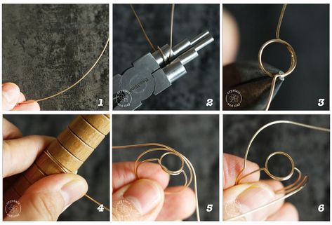 How to make wire wrapped rings for three different shape gemstones – Crystals and Clay Jewelry DIY Metal Jewelry Diy, Jewellery Tutorial, Crystal Jewelry Diy, Jewelry Magic, Wire Bending, Elastic Rings, Wire Jewelry Rings, Rings Diy, Diy Jewelry Rings