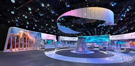 Beach Mall, Network Event, Digital Exhibition, Creative Booths, Exhibition Plan, Exhibition Display Design, Event Entrance, Booth Designs, Science Astronomy