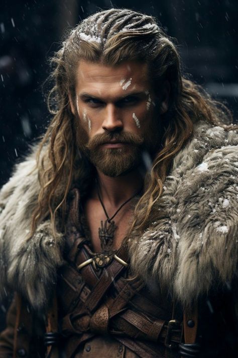 Viking Men Warriors, Male Warrior Fantasy Art, Male Viking, Viking Male, Viking Warrior Men, Viking Man, Male Artworks, Viking Warriors, Viking Men