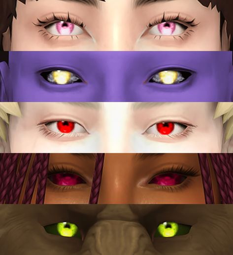 Sims 4 Heart Eyes, Sims 4 Werewolf Cc, Ts4 Makeup, Vampire Eyes, Cc Packs, Sims 4 Cc Eyes, Mermaid Pictures, How To Use Photoshop, Sims 4 Cc Packs