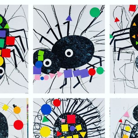 Katie Allain 🎨 on Instagram: "Walter’s Wonderful Web Adapted for my SpEd classes! My Functional Skills Students used Foam Shape Stickers to decorate their webs and spiders! 🕷️🕸️🕷️🕸️🕷️🕸️" Foam Shapes, Spiders, Art Education, Art Lessons, Education, On Instagram, Instagram, Art