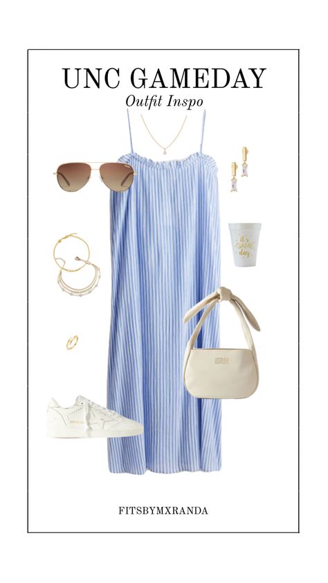 UNC GAMEDAY OUTFIT | LTK IN BIO #outfitinspo #gamedayoutfit Gameday Outfit, What To Wear, Outfit Inspo, How To Wear, Blue