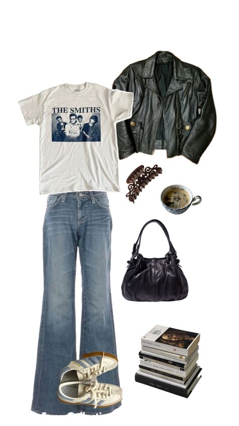 Smiths T Shirt, The Smiths Shirt, The Smiths T Shirt, T Shirt Outfit, Shirt Outfits, Outfit Collage, The Smiths, Tshirt Outfits, Will Smith