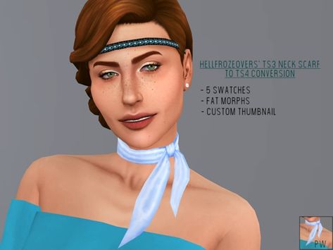 PlayersWonderland's TS4 Neck Scarf Converted Sims 4 Scarf Cc, Sims 4 Scarf, Ts4 Conversion, Bump Hairstyles, Sims 4 Black Hair, Classic Scarf, Sims 4 Update, How To Wear Scarves, Sims Mods