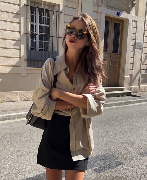 Outfit Ideas Oversized, Outfit Elegantes, Spring Outfit Ideas, Mode Casual, Looks Street Style, Mode Inspo, Looks Chic, Looks Style, Mode Inspiration