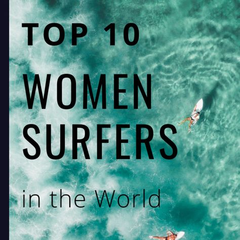 Women's surfing is taking off. Decades of strong waterwomen have paved the way for where the sport is today. From longboarders to shortboarders to big wave riders, these ladies know how to charge. Let's take a look at the top-performing female surfing athletes in the world. Sage Erickson, Stephanie Gilmore, Coco Ho, North Shore Hawaii, World Surf League, Female Surfers, Bethany Hamilton, Soul Surfer, Learn To Surf