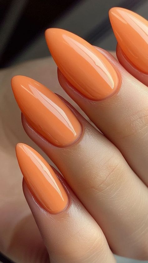 Light Orange Nails, Early Fall Nail Colors, Cozy Colors, Gold Hair Colors, Fall Nail Trends, Plaid Nails, Vibrant Nails, Short Nails Art, Trendy Nail Design