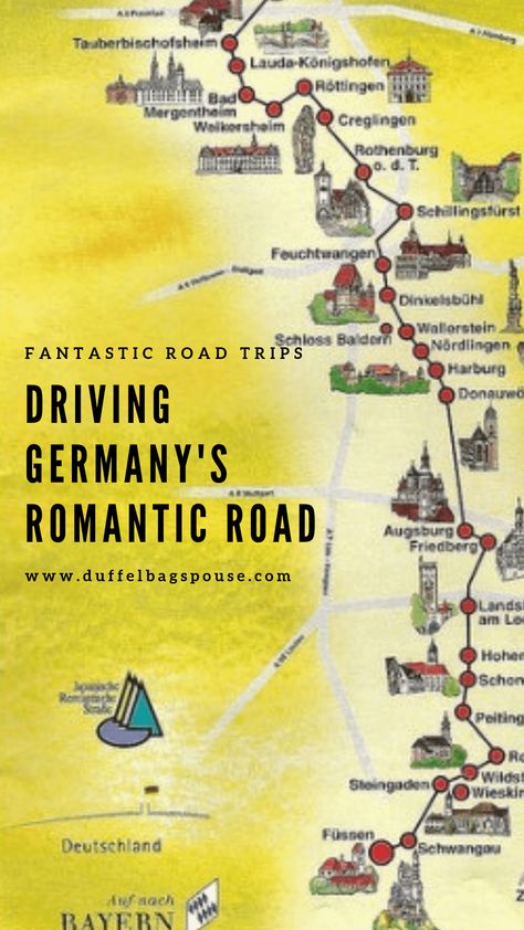 Romantic Road Germany, Germany Travel Destinations, Germany Trip, Bavarian Alps, Germany Vacation, Romantic Road, Yoga Online, Travel Germany, Voyage Europe