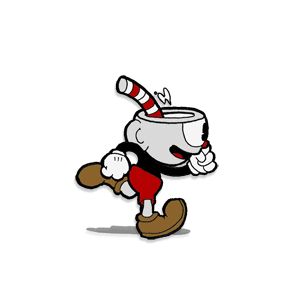 Cup Head Animation, 1930s Animation, Animation Sheet, Walk Animation, Walking Animation, Running Gif, Cuphead Game, Cup Head, Animation Gif