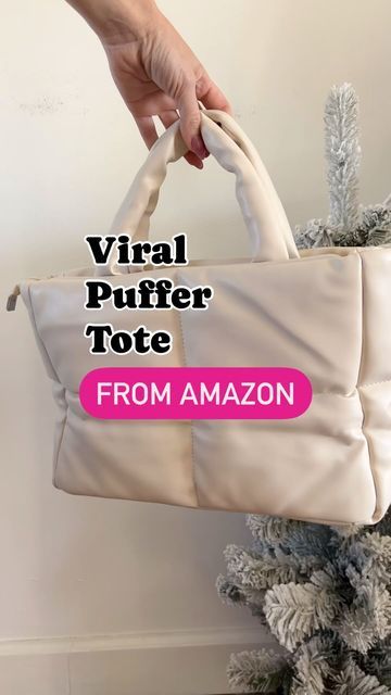 Amazon Home • Amazon Fashion • Lifestyle Finds on Instagram: "This bag is a must have! 🤍 I love it 🤍 (a d) It’s made of super soft PU Leather and it has an easily removable shoulder strap. So you can wear it/hold it various ways! 🙌🏻 The zippers are smooth, which is actually a feature I look for in a good bag. It also has an inner zipper pocket and two smaller pockets, to hold your phone, lip gloss or anything else you want to keep close. I love this puffer tote, it’s one of my most comfortable bags to carry! ✨ COMMENT the word “Link” & I’ll DM you 🔗 OR ✨ Shop my Amazon Storefront or LTK page @thelavenderedit (link in bio 🔝) *As an Amazon Influencer, I earn from qualifying purchases. Amazon must haves / Amazon finds / mom style / viral puffer tote / crossbody bag / trendy accessories Amazon Influencer, Amazon Must Haves, Amazon Storefront, Cozy Chic, Best Bags, Amazon Home, Trendy Accessories, Amazon Finds, Mom Style