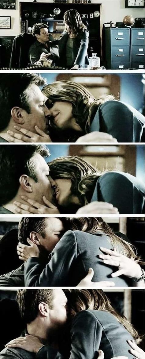 Castle & Beckett #Castle Castle And Beckett Kiss, Castle And Beckett Wallpaper, Beckett And Castle, Castle Fanart, Castle And Beckett, Castle Cast, Castle Abc, Castle Series, Castle Tv Series