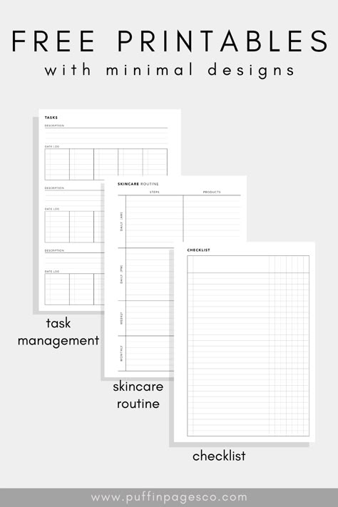 A6 Budget Printables Free, Journal Printables Aesthetic, Free Personal Planner Printables, Minimalist Weekly Planner, Planner Sidebar Ideas, B6 Planner Printables Free, A5 Journal Printables Free, Binder Planner Printables Free, Planner Outline