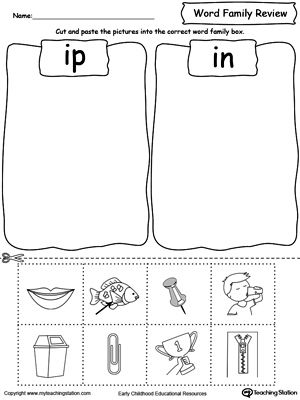 Support learning at home with these helpful printable worksheets and workbooks suitable for toddlers, preschoolers and kindergarten. Used by teachers and homeschool parents to accelerate their child's educational development. Word Families Printables, Kindergarten Word Families, Family Worksheets, Word Family Activities, Kindergarten Phonics Worksheets, Word Family Worksheets, Family Worksheet, Three Letter Words, Cvc Word Families