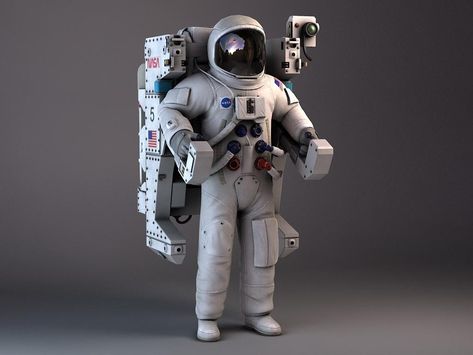 NASA MMU Astronaut with backpack 3D Model #AD ,#MMU#NASA#Astronaut#Model 3d Art Gallery, Nasa Astronaut, Nasa Astronauts, Photo Stock Images, Vehicle Design, Abstract Photos, Print Models, Contest Design, Cinema 4d