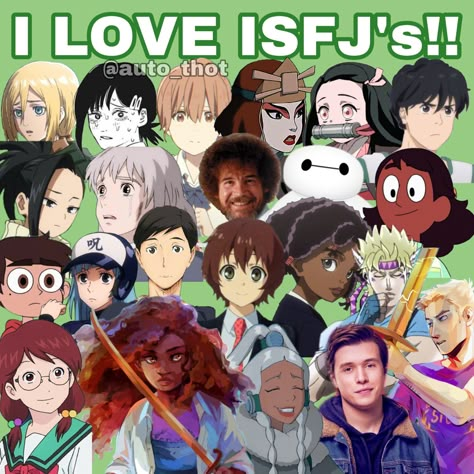 Entj X Isfj, Isfj Personality Type, Isfj Personality Humor, Isfj X Infp, Isfj Ships, Isfj Boyfriend, Isfj Personality Characters, Isfj Characters, Isfj Anime Characters