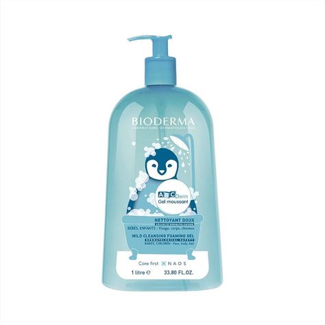 Bioderma - ABCDerm Foaming Gel - Gentle Body Wash - Baby Cleansing Foaming Gel - Unscented Body Cleanser - Body Wash for Babies and Children Sensitive Skin Face Wash, Aloe Vera Face Wash, Bioderma Hydrabio, Gentle Baby, Foaming Face Wash, Cold Cream, Gentle Cleanser, Daily Moisturizer, Skincare Products