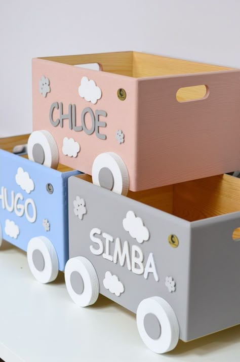 Wood Toy Box, Home Retreat, Personalised Toy Box, Kids Toy Boxes, Dog Toy Box, Diy Kids Furniture, Wooden Toy Boxes, Dog Toy Basket, Dog Toy Storage