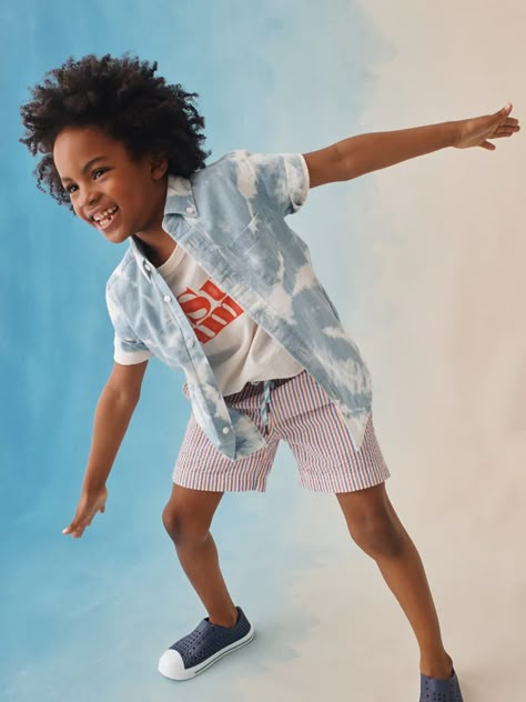 Girls' The Fourth Of July Shop | J.Crew Camp Rock Outfits, Character Needs, Poses For Shoot, Merch Photoshoot, Sweaters Graphic, Jcrew Kids, Kids Clothing Brand, Campaign Shoot, Camp Rock