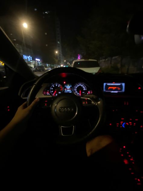 #audi #rs5 #fakesnap #carinterior Audi Steering Wheel, Night Rides Car, Audi Wheels, Audi Rs5, Audi Rs3, My Dream Car, Car Wallpapers, Steering Wheel, Dream Cars